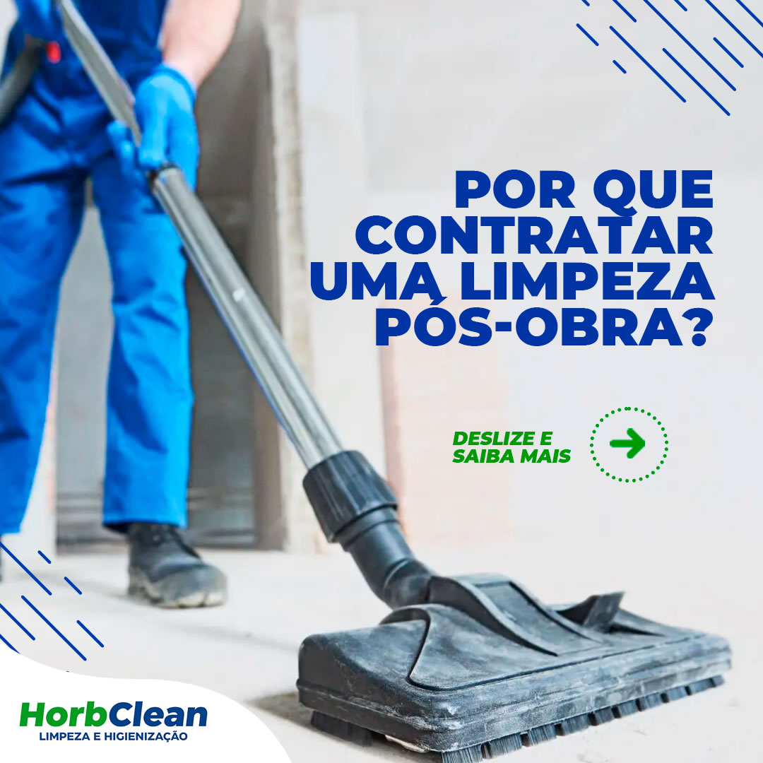 Limpeza pós-obra